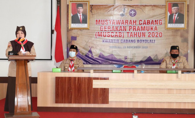 Musyawarah Cabang Gerakan Pramuka tahun 2020